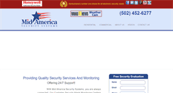 Desktop Screenshot of midamericasecuritysystems.com